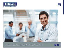 Tablet Screenshot of finanzhaus.ch